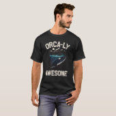 T-shirt Baleines Regardez Dolphin Pottwhal Dit Orca Whale (Devant entier)