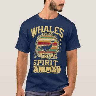 T-shirt Baleines sont mon esprit Animaux Baleines art Bale