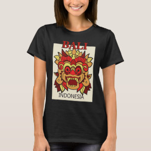 T-shirt Bali Indonésie Masque de Dragon Île Voyage Vacance