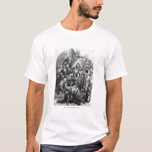 T-shirt Baliol faisant l'hommage pour la couronne de (Devant)