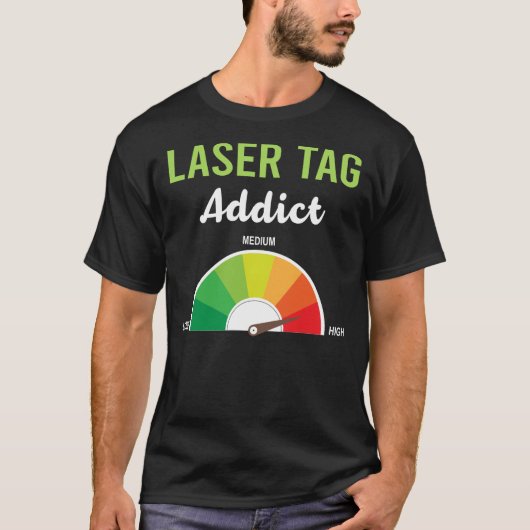 T-shirt Balise laser de dépendance (Devant)
