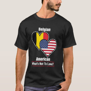 T-shirt Balises cardiaques belges américaines Qu'est-ce qu