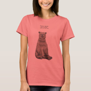 T-shirt baliverne d'ours gris