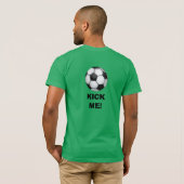 T-shirt Ball de football, frappe-moi ! Thirt léger pour ho (Dos entier)