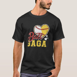 T-shirt Ball Gaga Softball Baseball Femmes Amateur De Spor