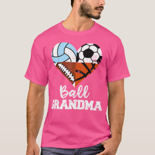 T-shirt Ball Grand-mère Drôle Football Football Volley-bal