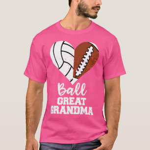 T-shirt Ball Great Grand Coeur grand-mère Funny Football V