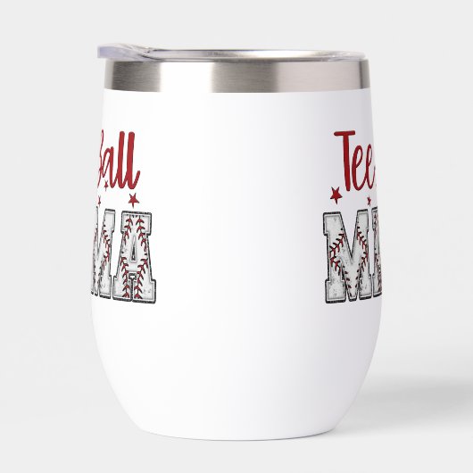 T-shirt-Ball Mama Honkbal (Rechts)