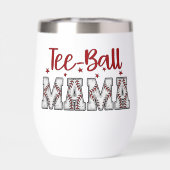 T-shirt-Ball Mama Honkbal (Achterkant)