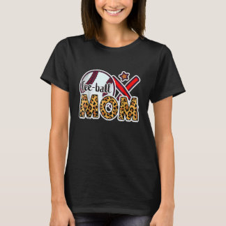 T-shirt Ball Maman Fête des Mères Teeball Maman Leopard So