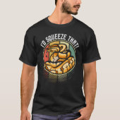 T-shirt Ball Python Herpetologist Pun For A Banana Snake   (Devant)