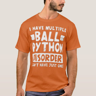 T-shirt Ball Python multiple Snake Disorder Cadeau