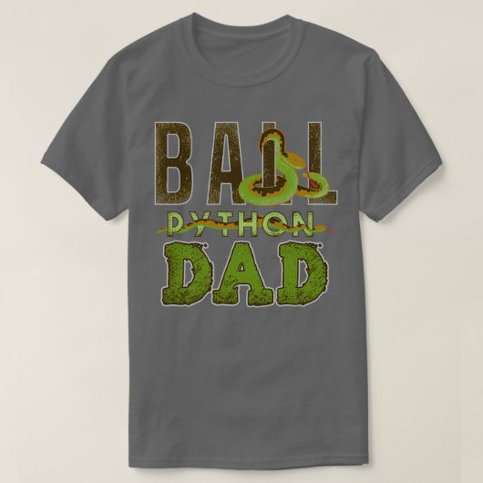 T-shirt Ball Python Papa (Design devant)
