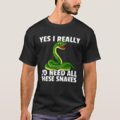 T-shirt Ball Python Snake  For Boa  Owner  1 (Devant)