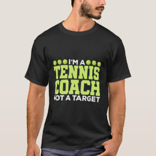 T-shirt Ball Sport Lover Je Suis Un Entraîneur De Tennis P
