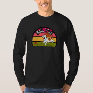 T-shirt Ball Y'all Chien et Ball Dog Chasse Ball