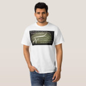 T-shirt Ballade de la citation de Chesterton de cheval (Devant entier)