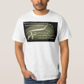 T-shirt Ballade de la citation de Chesterton de cheval (Devant)