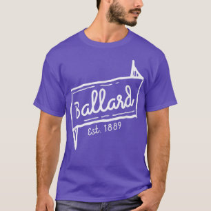 T-shirt Ballard Seattle Washington Est