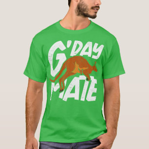 T-shirt Balle à dos d'animal australien Marsupial Kangaroo