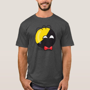 T-shirt Balle ancap Polandball mignon mème ruban rouge