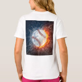 T-shirt Balle de baseball (Dos)