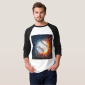 T-shirt Balle de baseball (Devant entier)