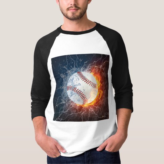 T-shirt Balle de baseball (Devant)