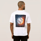 T-shirt Balle de baseball (Dos entier)