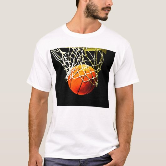 T-shirt Balle de basket (Devant)