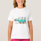 T-shirt Balle de cristal d'été (Devant)