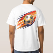 T-shirt balle de football (Dos)