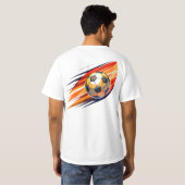 T-shirt balle de football (Dos entier)
