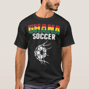 T-shirt Balle de football du Ghana dans le filet But Supp