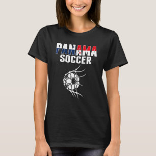T-shirt Balle de football du Panama dans le filet Suppor