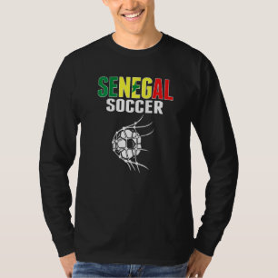 T-shirt Balle de football du Sénégal dans le filet Suppor