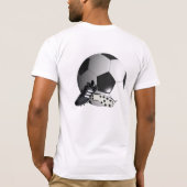 T-shirt Balle De Football Et Chaussures, (Dos)
