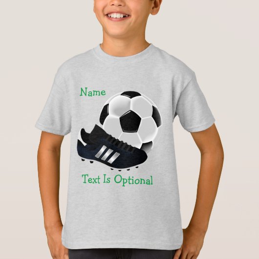T-shirt Balle de football et nettoyage (Devant)