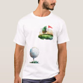 T-shirt balle de golf (Devant)