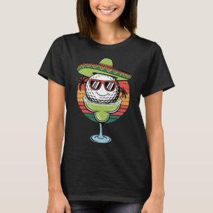 T-shirt Balle de golf Cinco De Mayo avec sombrero Margarit