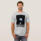 T-shirt Balle de golf dans l'espace (Devant entier)