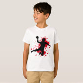 T-shirt balle de handball (Devant entier)