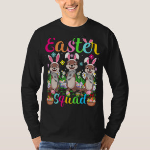 T-shirt Balle de mer Bunny Ear Easter Squad Sea Otter Happ