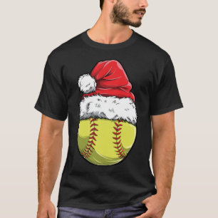 T-shirt Balle de Noël Balle de Noël Chapeau de Noël