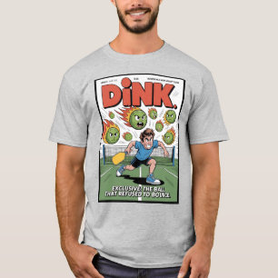 T-shirt Balle de Pickleball Drôle Qui Refuse de Rebonds
