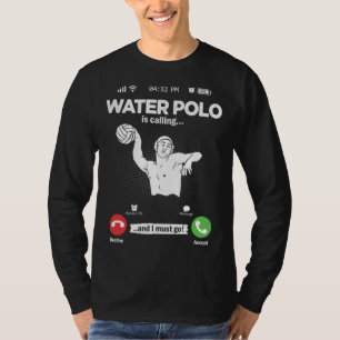 T-shirt Balle d'eau appelle je dois aller nager passe-temp