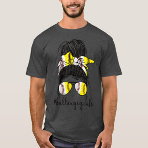 T-shirt Baller Gigi Life Softball Baseball Gigi Grand-mère