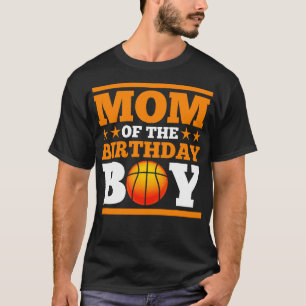 T-shirt Baller Mommy Basketball Maman Of The Birthday Boy