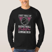 T-shirt Baller Mother Hooping Bball Hoops Player Basketbal (Devant)