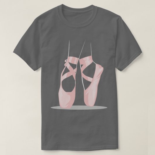 T-shirt Ballerina Ballet Chaussures Cool Orteil Danser (Design devant)